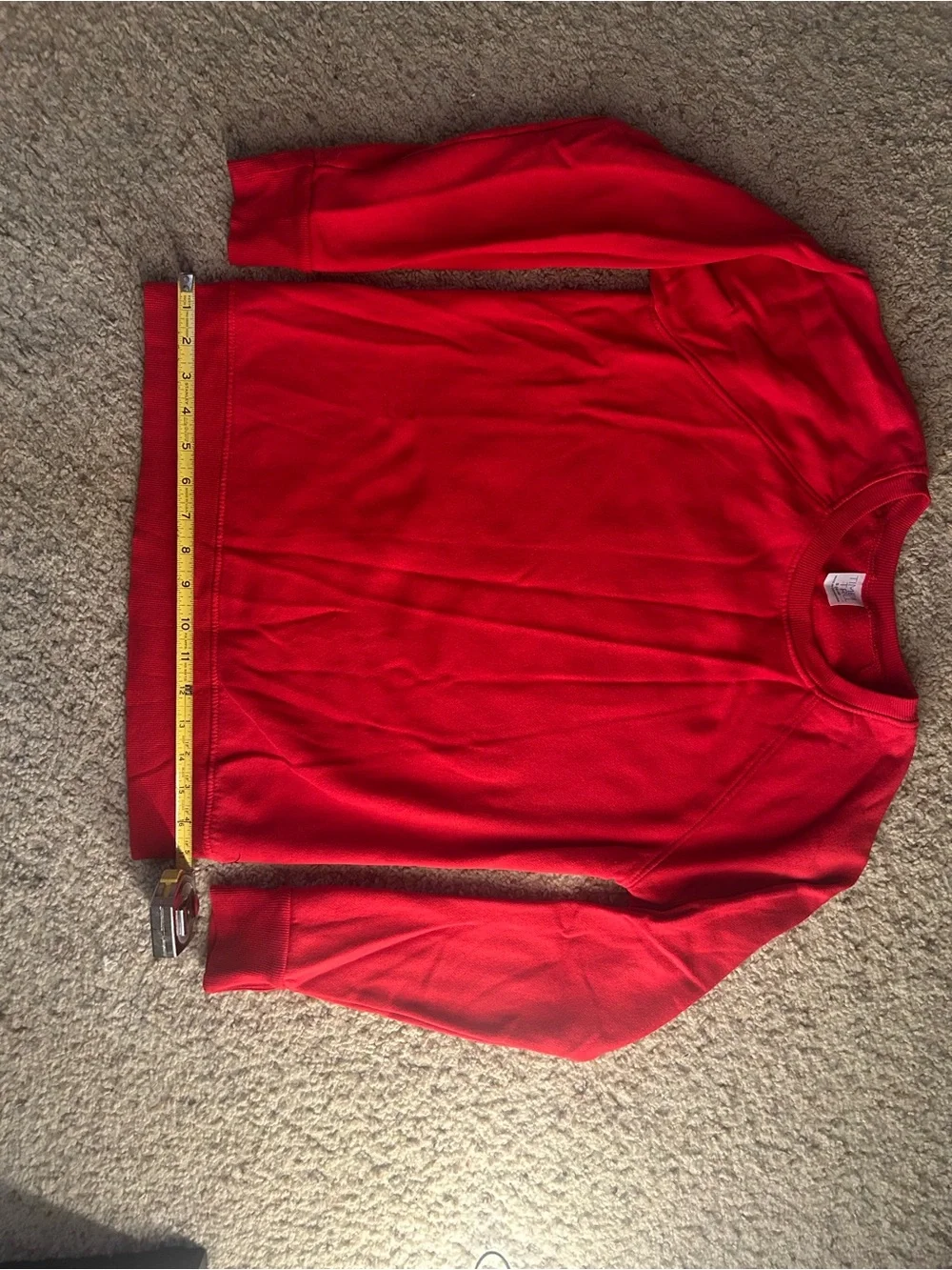 Time and Tru red crewneck sweater - small